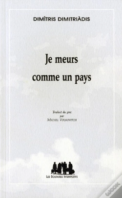 Capa do artigo Je Meurs Comme Un Pays