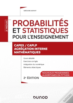 Capa do artigo Je Prépare : Probabilités Et Statistiques Pour L'Enseignement ; Capes/Caplp, Agrégation Interne ; Mathématiques (2e Édition)