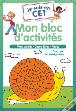 Capa do artigo Je Suis En Ce1 : Mon Bloc D'Activités : Mots Croisés - Casse-Têtes - Rébus
