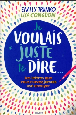 Capa do artigo Je Voulais Juste Te Dire