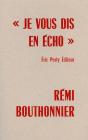 Je Vous Dis En Echo - Preview