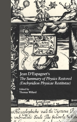 Capa do artigo Jean D'Espagnet'S The Summary Of Physics Restored (Enchyridion Physicae Restitutae)