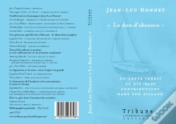 Capa do artigo Jean-Luc Donnet  "Le Don D'Absence"