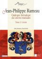 Jean-Phillippe Rameau T.2 ; Catalogue Thematique Des Oeuvres Musicales - Preview