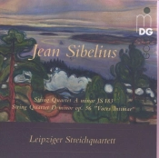 Capa do artigo Jean Sibelius: String Quartet a Minor, JS183/... - CD