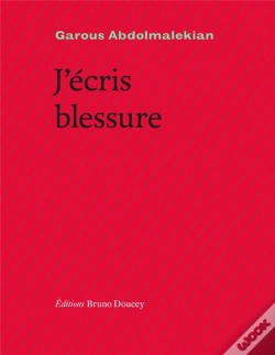 Capa do artigo J'Écris Blessure