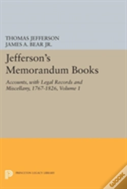 Capa do artigo Jefferson'S Memorandum Books, Volume 1