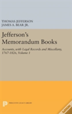 Capa do artigo Jefferson'S Memorandum Books, Volume 1