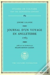 Jerome Lalande, Journal D'Un Voyage En Angleterre 1763