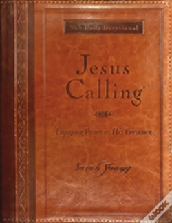 Capa do artigo Jesus Calling, Large Text Brown Leathersoft, With Full Scriptures