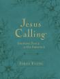 Jesus Calling, Large Text Teal Leathersoft, With Full Scriptures - Preview