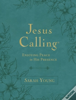 Capa do artigo Jesus Calling, Large Text Teal Leathersoft, With Full Scriptures
