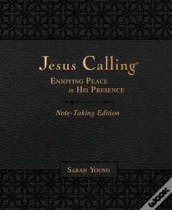 Capa do artigo Jesus Calling Note-Taking Edition, Leathersoft, Black, With Full Scriptures