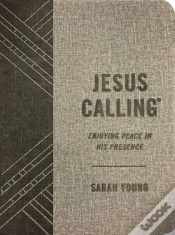 Capa do artigo Jesus Calling, Textured Gray Leathersoft, With Full Scriptures