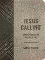 Jesus Calling, Textured Gray Leathersoft, With Full Scriptures - Preview