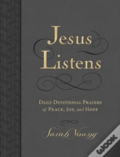 Capa do artigo Jesus Listens, Large Text Leathersoft, Charcoal, With Full Scriptures