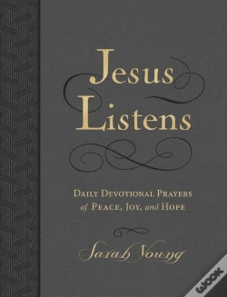 Capa do artigo Jesus Listens, Large Text Leathersoft, Charcoal, With Full Scriptures