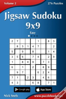 Capa do artigo Jigsaw Sudoku 9x9 - Easy - Volume 2 - 276 Puzzles