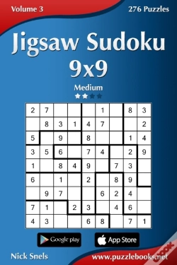 Capa do artigo Jigsaw Sudoku 9x9 - Medium - Volume 3 - 276 Puzzles