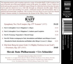 Capa do artigo Joachim Raff: Symphony No. 5 'Lenore' - CD