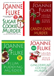 Capa do artigo Joanne Fluke Christmas Bundle: Sugar Cookie Murder, Candy Cane Murder, Plum Pudding Murder, & Gingerbread Cookie Murder