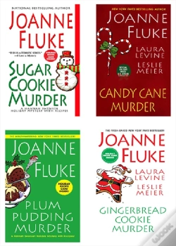 Capa do artigo Joanne Fluke Christmas Bundle: Sugar Cookie Murder, Candy Cane Murder, Plum Pudding Murder, & Gingerbread Cookie Murder
