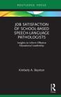 Job Satisfaction Of School-Based Speech-Language Pathologists - Preview