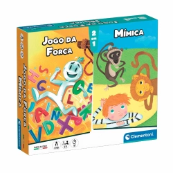 Capa do artigo Jogo Da Forca + Mimica 2 Em 1 Clementoni 67378