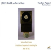 Capa do artigo John Cage Performs Cage: The Text Pieces I - CD