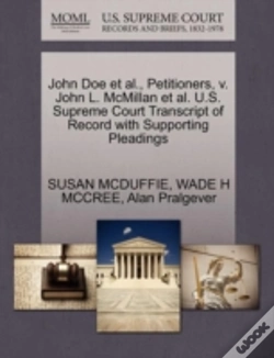 Capa do artigo John Doe Et Al., Petitioners, V. John L. Mcmillan Et Al. U.S. Supreme Court Transcript Of Record With Supporting Pleadings