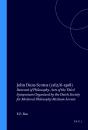 John Duns Scotus (1265/6-1308) - Preview