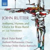 Capa do artigo John Rutter: Anthems, Hymns and Gloria for Brass Band - CD