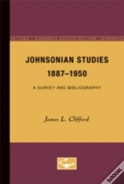 Capa do artigo Johnsonian Studies, 1887-1950