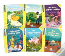 Capa do artigo Jolly Phonics Folktales Yellow Readers (Level 2) Complete Set (1-6)