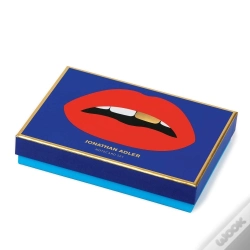 Capa do artigo Jonathan Adler Lips Boxed Diecut Notecard Set