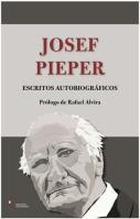 Josef Pieper Escritos Autobiograficos