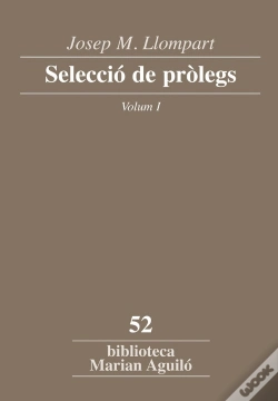 Capa do artigo Josep M. Llompart. Selecció De Pròlegs. Vol. 1