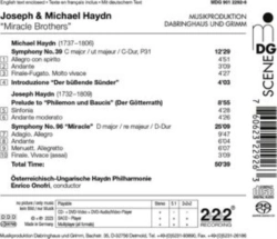 Capa do artigo Joseph & Michael Haydn: Overtures and Symphonies - CD