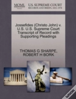 Capa do artigo Jossefides (Christo John) V. U.S. U.S. Supreme Court Transcript Of Record With Supporting Pleadings