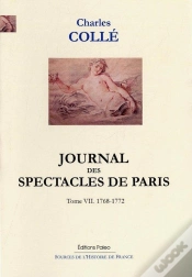 Capa do artigo Journal Des Spectacles De Paris Tome 7 ; 1768-1772