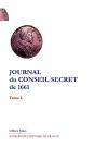Journal Du Conseil Secret De 1661 Tome 1 - Preview