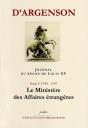 Journal Du Regne De Louis Xv. T5 (1744-1747) Le Ministère Des Affaires Étrangères. - Preview