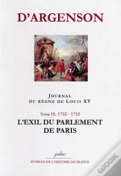 Capa do artigo Journal Du Regne De Louis Xv. T9 (1752-1753) L