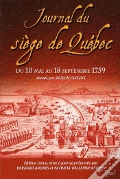 Capa do artigo Journal Du Siége De Québec ; Du 10 Mai Au 18 Septembre 1759