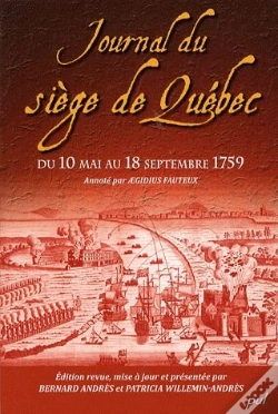 Capa do artigo Journal Du Siége De Québec ; Du 10 Mai Au 18 Septembre 1759
