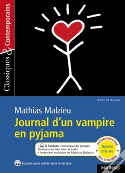 Capa do artigo Journal D'Un Vampire En Pyjama De Mathias Malzieu
