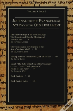 Capa do artigo Journal For The Evangelical Study Of The Old Testament, 3.1