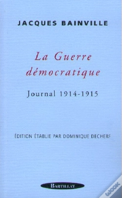 Capa do artigo Journal Inedit 1914-1915 ; Guerre Democratique