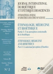 Capa do artigo Journal International De Bioethique 2 2015 Ethnobioethique