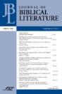 Journal Of Biblical Literature, Spring 2 - Preview